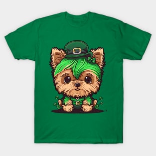 Yorkshire Terrier St. Patrick's Day T-Shirt